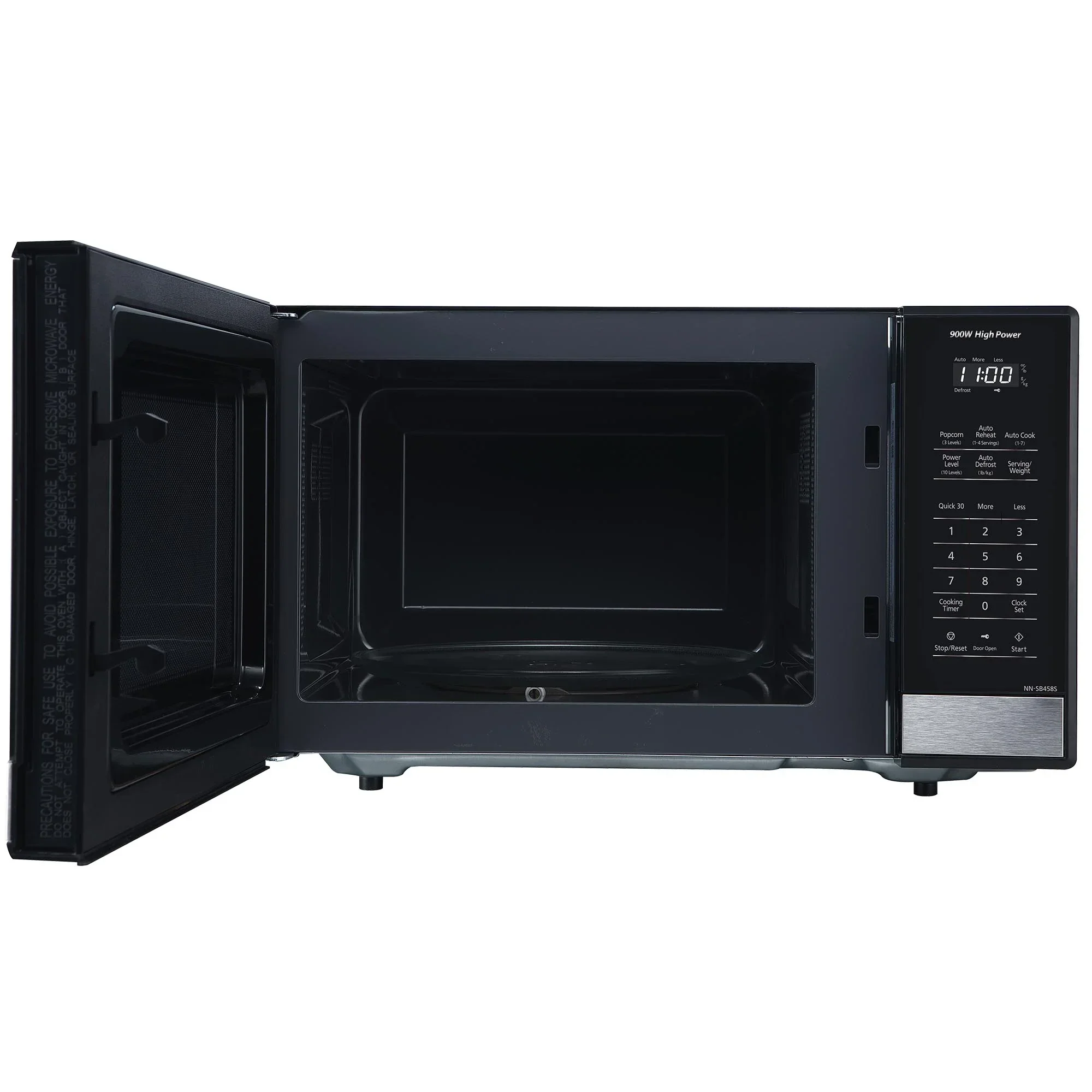 0.9 cu.ft. Compact Microwave Oven, 900W - NN-SB458S - Image 7