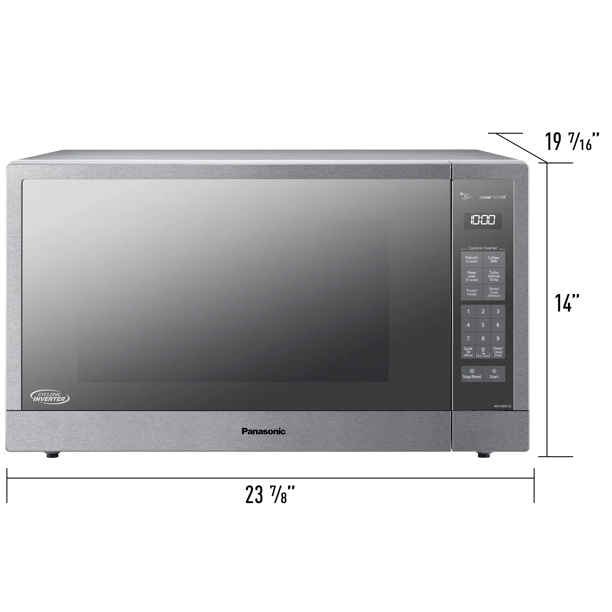 2.2 cu.ft. Cyclonic Wave Inverter Microwave, 1250W - NN-SN97JS - Image 8
