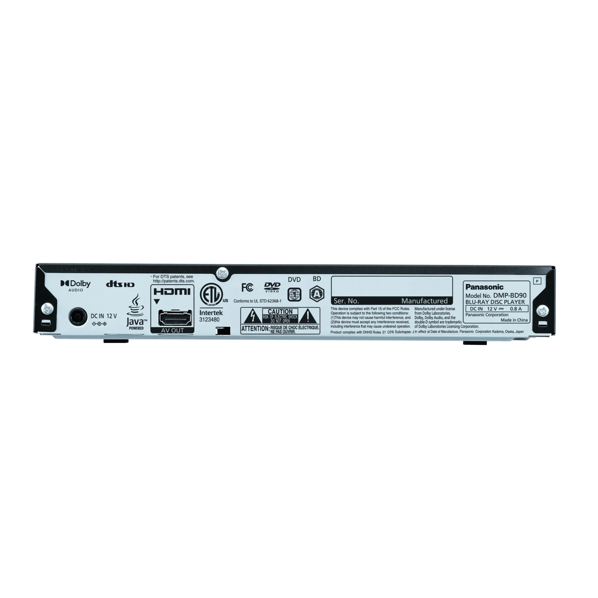 Blu-ray DVD Player, Full HD, Dolby Digital Sound - Image 3