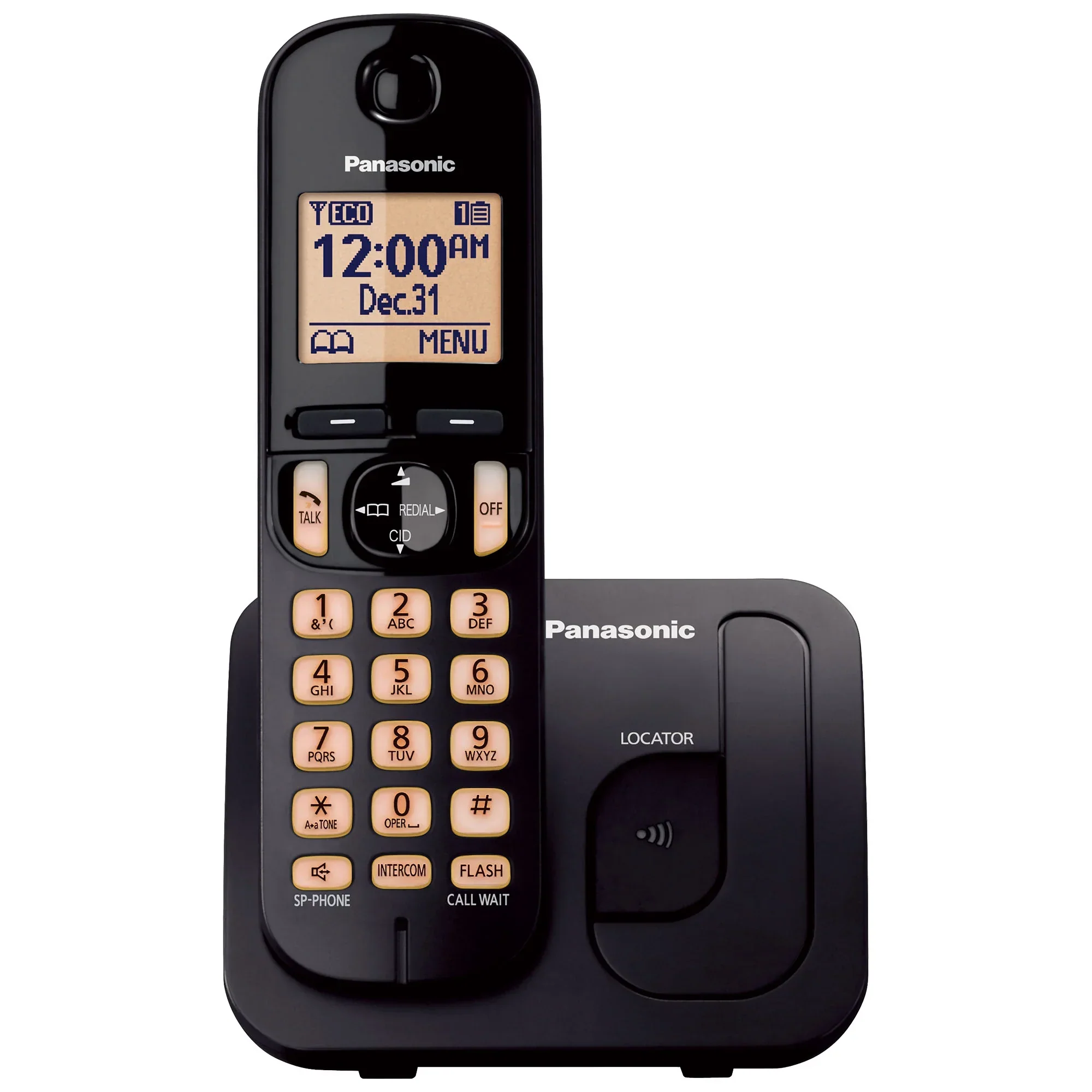 Cordless Phone, 1.6" Backlit Display, Call Block - KX-TGC20x Series - Image 9