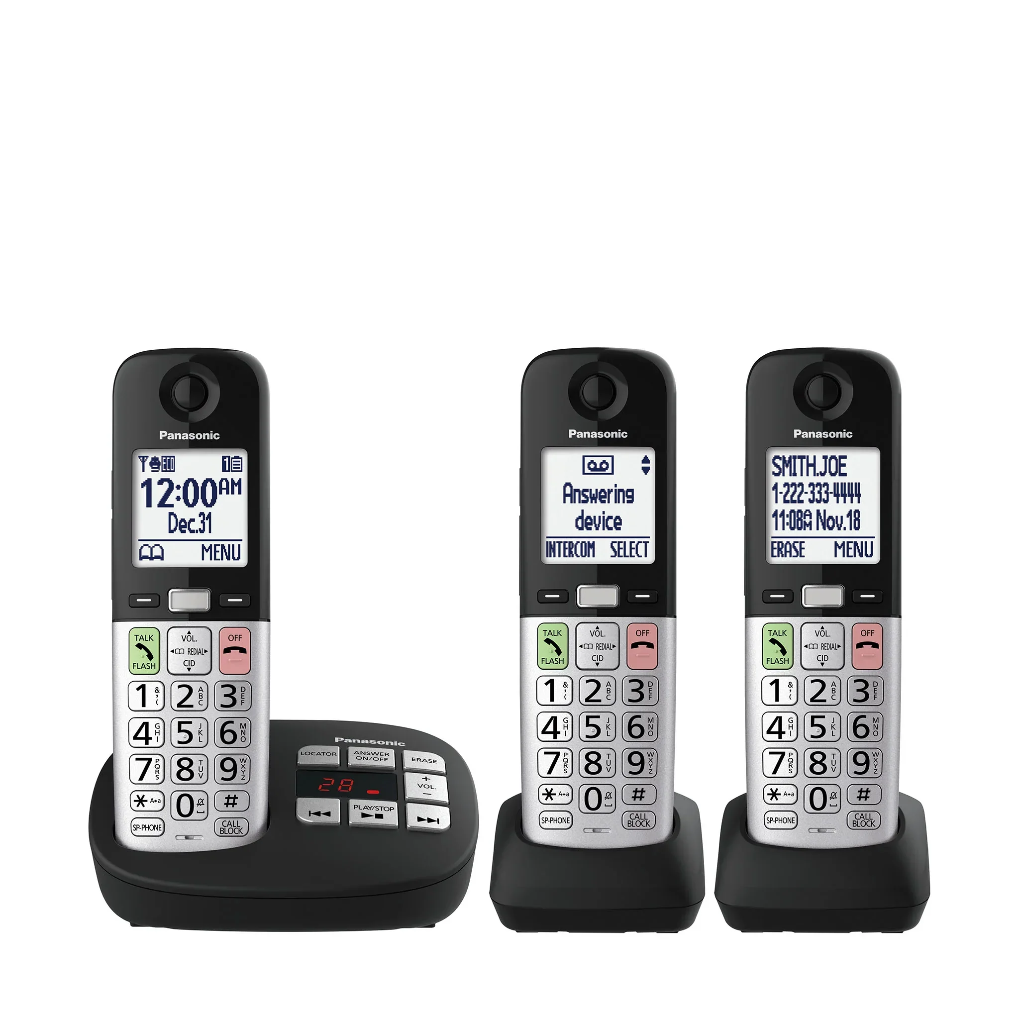 Easy-to-Use Cordless Phone with Flashlight and Quick-Touch Dialing - KX-TGU4 Series - Image 11
