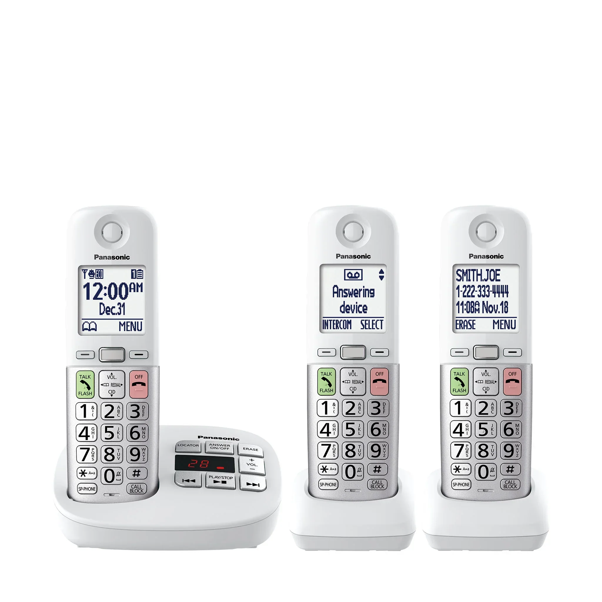 Easy-to-Use Cordless Phone with Flashlight and Quick-Touch Dialing - KX-TGU4 Series - Image 12