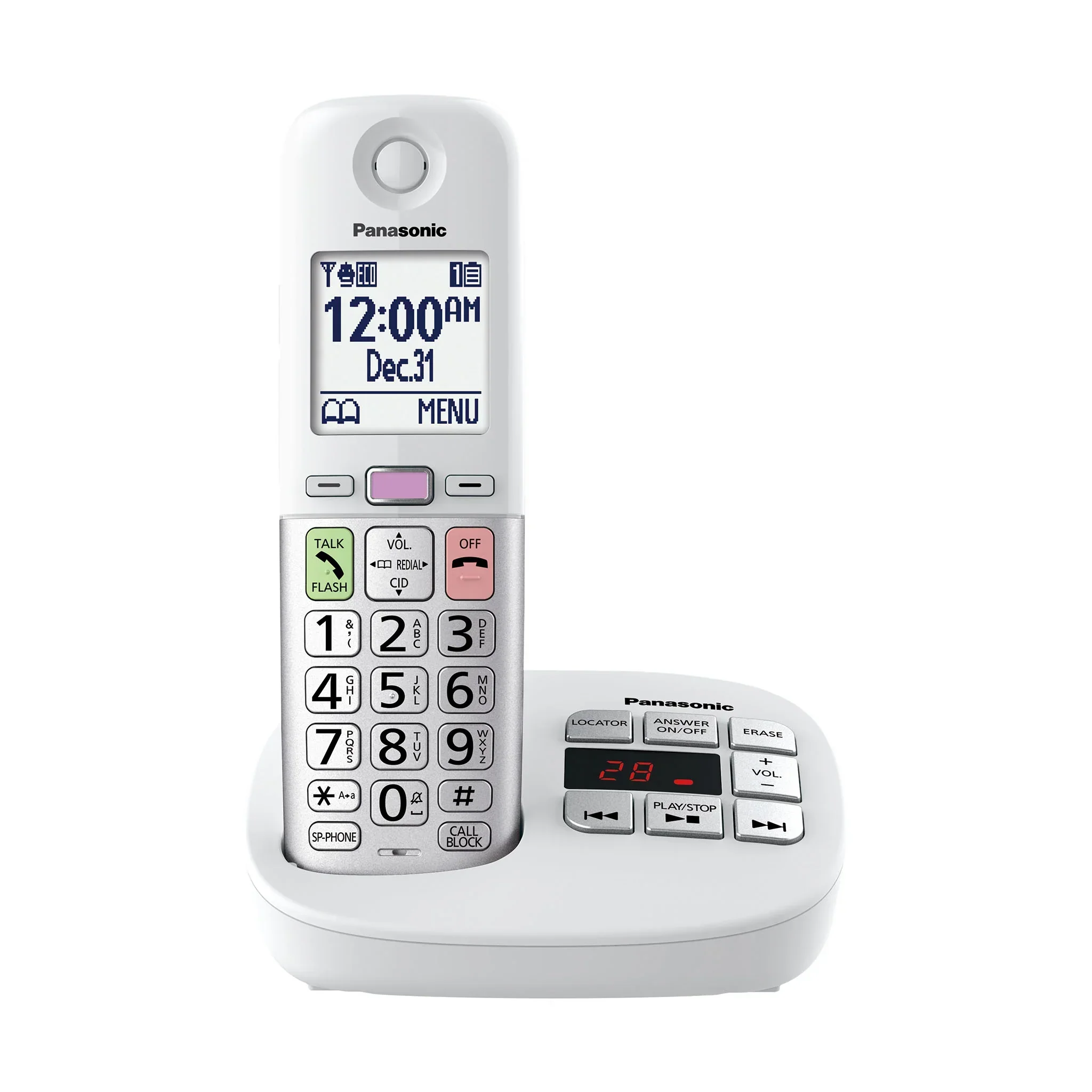 Easy-to-Use Cordless Phone with Flashlight and Quick-Touch Dialing - KX-TGU4 Series - Image 8