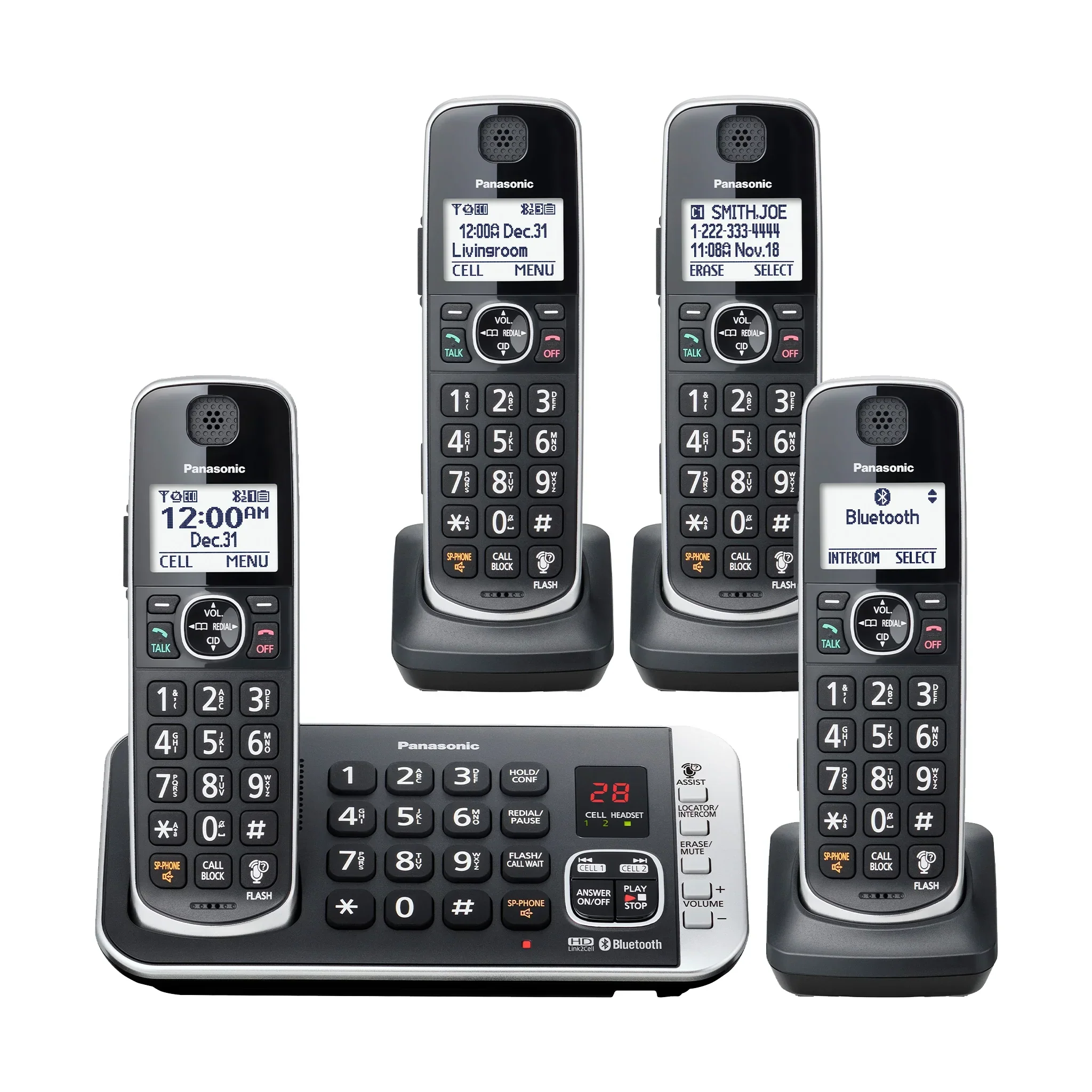 Link2Cell Cordless Phone - KX-TGE67x Series - Image 2