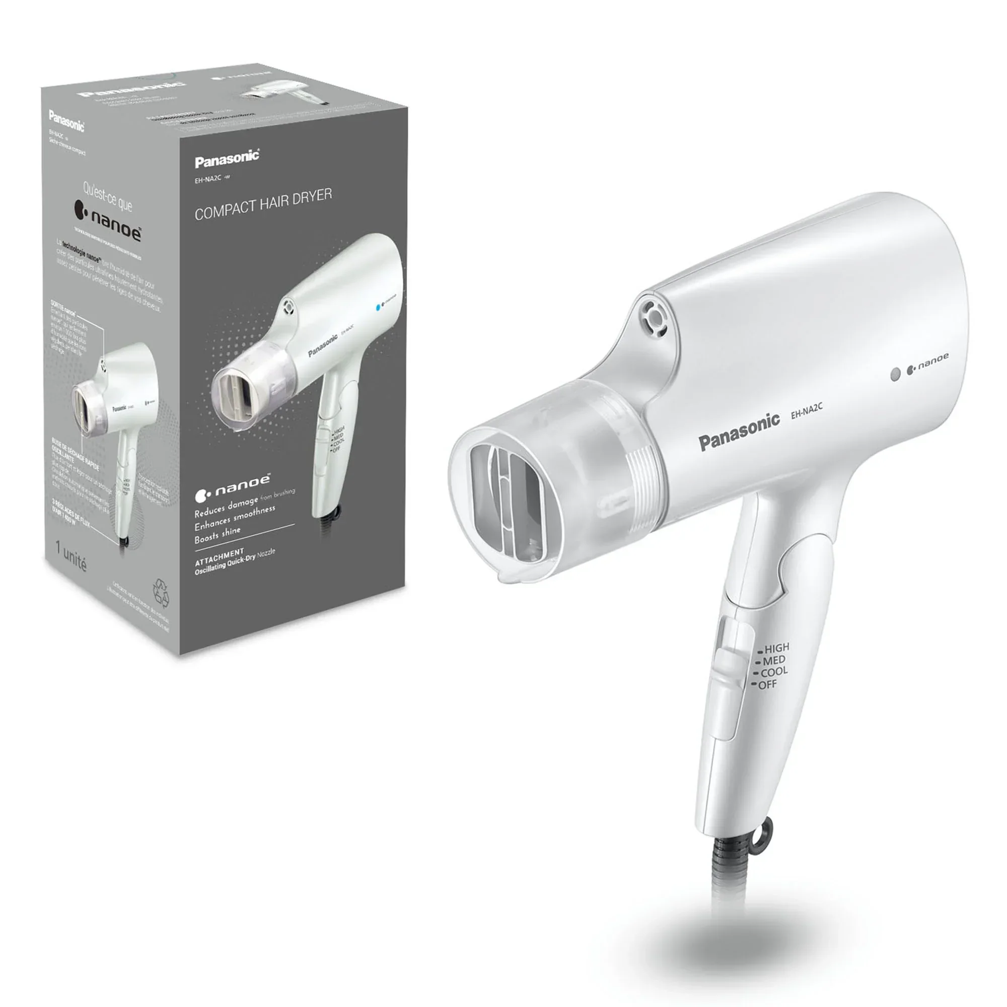 nanoe™ Compact Oscillating Quick-Dry Hair Dryer - Image 8