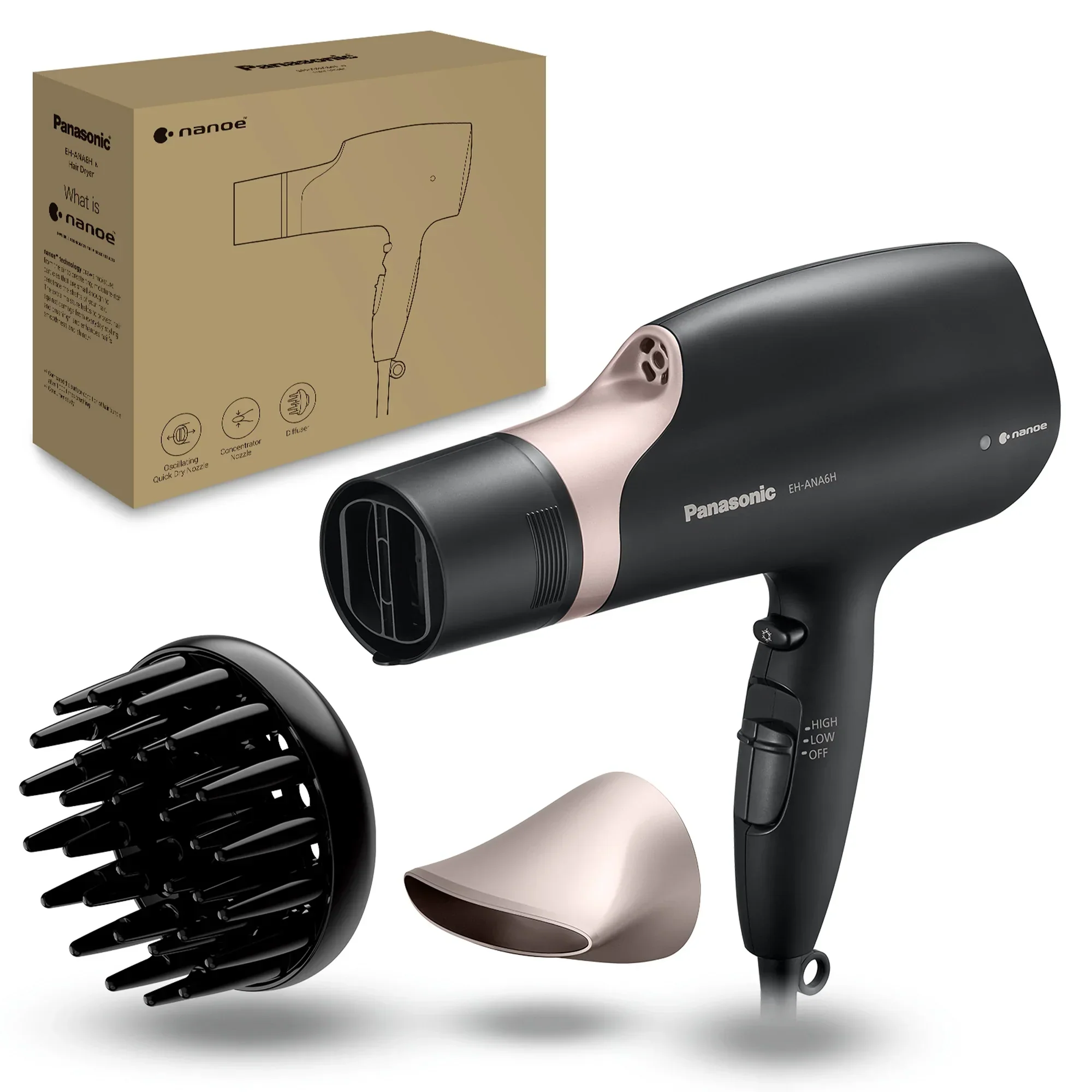 nanoe™ Hair Dryer with Oscillating Quick-Dry Nozzle - Image 16
