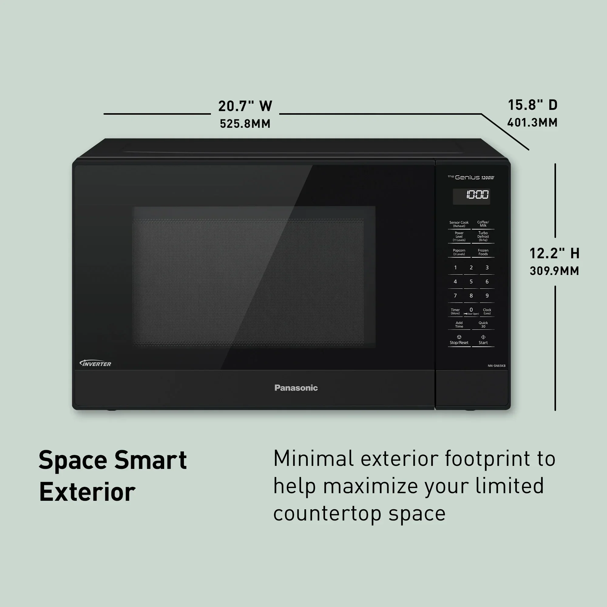 1.2 cu.ft. Inverter Technology, 1200W - NN-SN65K - Image 2