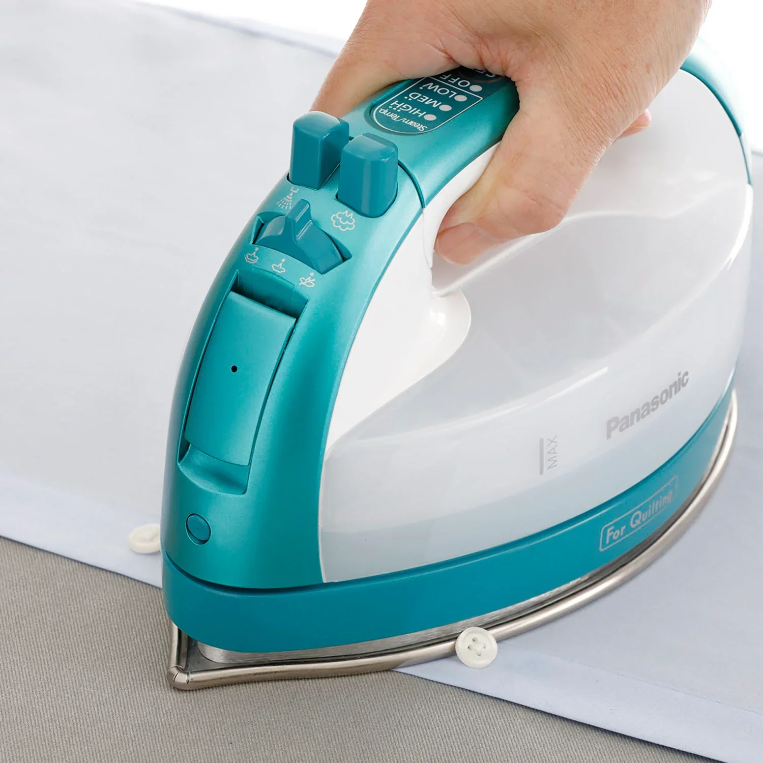 Cordless Steam/Dry Iron, 1500W Precise Stainless Plate - Image 13