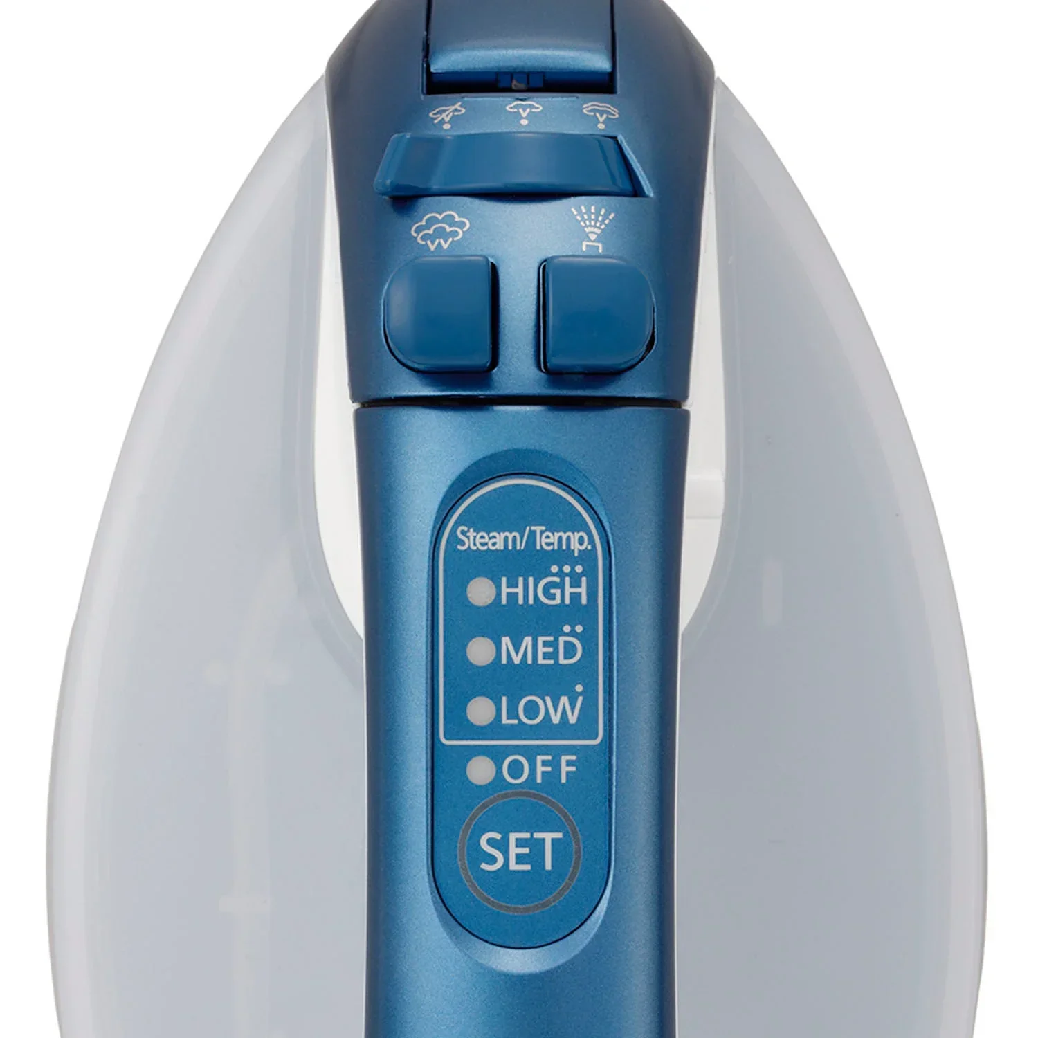 Cordless Steam/Dry Iron, 1500W Precise Stainless Plate - Image 4