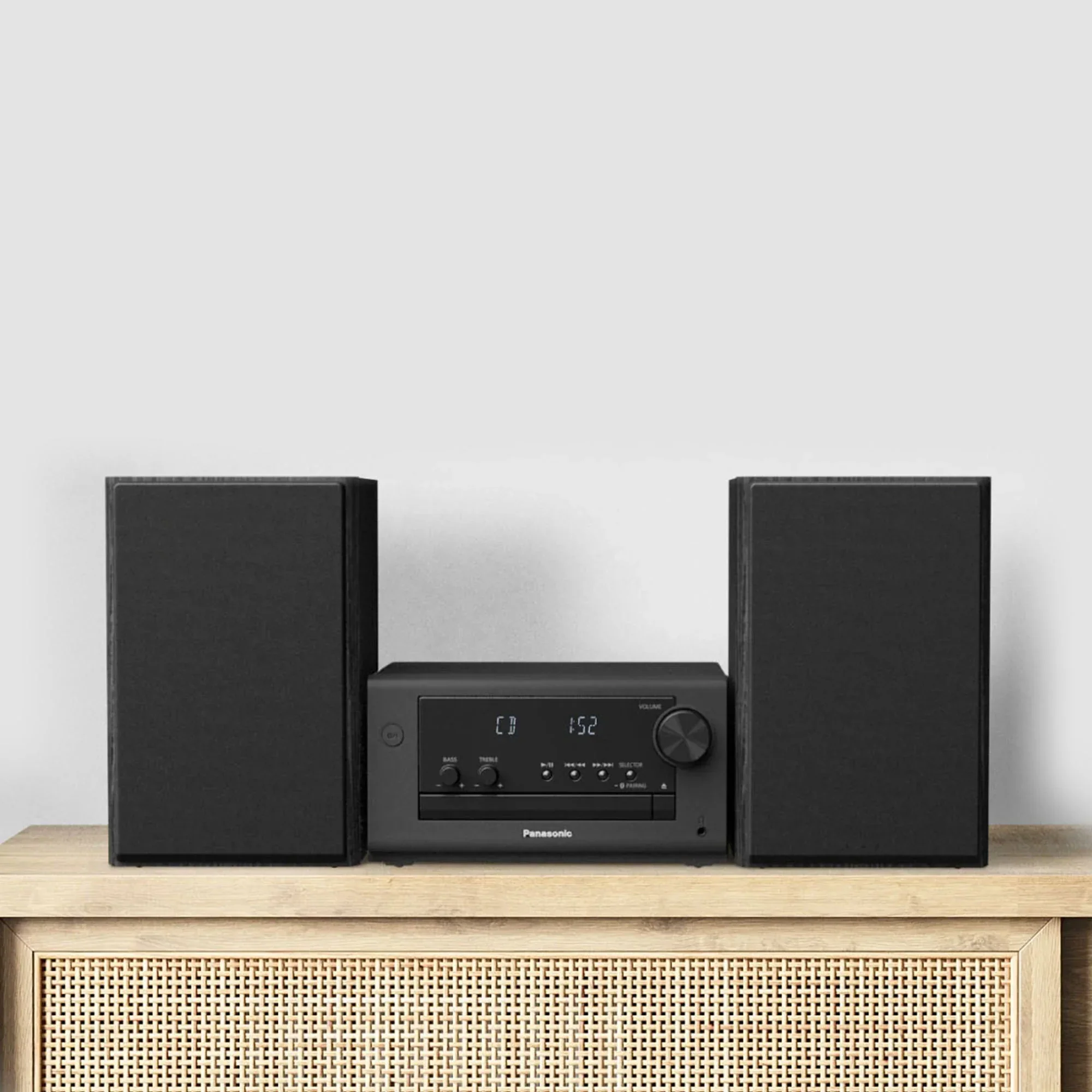2-Way Speaker Stereo System with CD, Bluetooth and Radio - Image 4