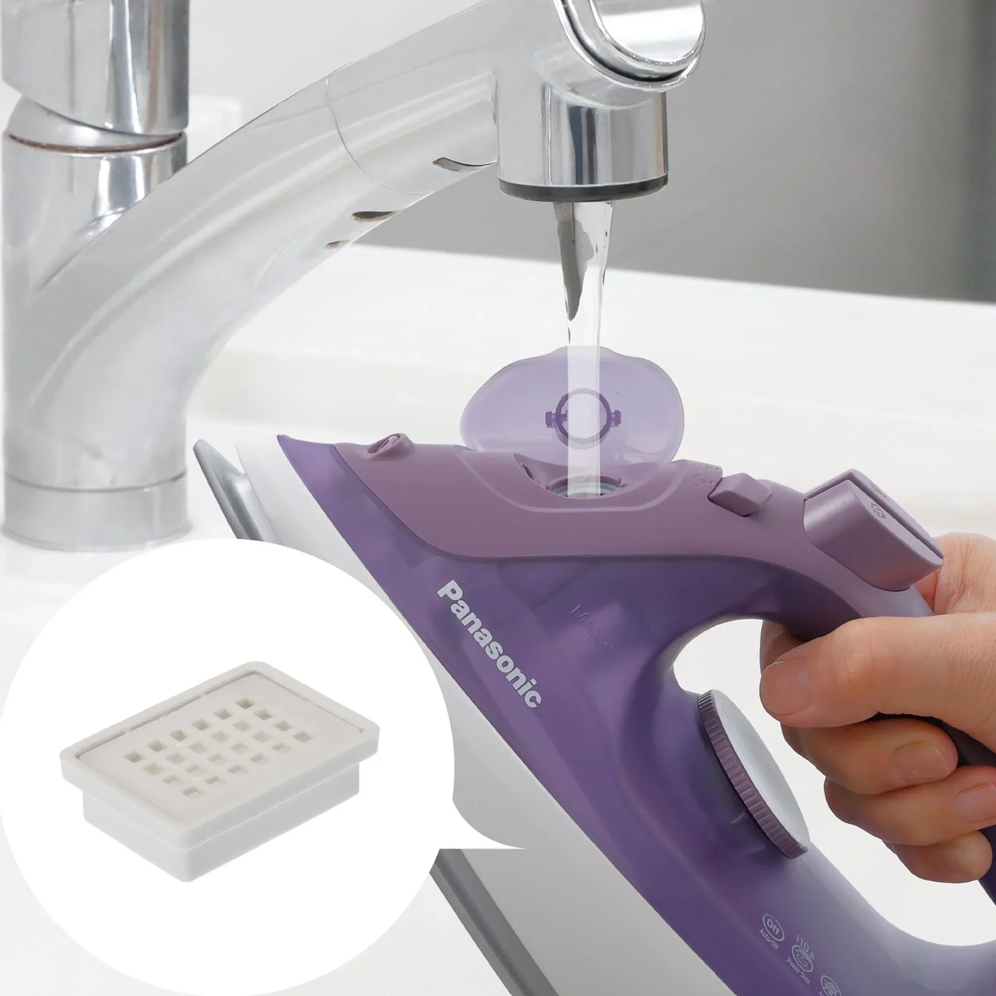 Steam/Dry Iron, Ergonomic 1500W NI-S630 - Image 8